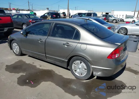 2007 Honda Civic Hybrid z USA, uszkodzony, nr VIN JHMFA36217S027870